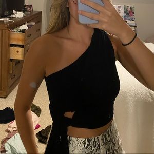 Free People - One Shoulder Tie Top